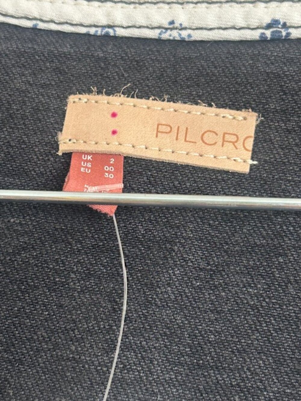 Anthropologie x Pilcro Rich Black Denim Button Down Fitted V Neck Jumpsuit NWT - Picture 3 of 16
